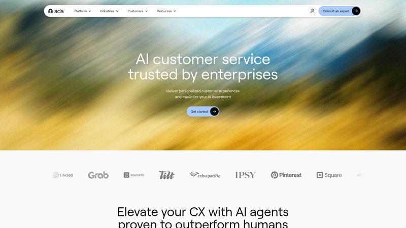 Ada Interface screenshot