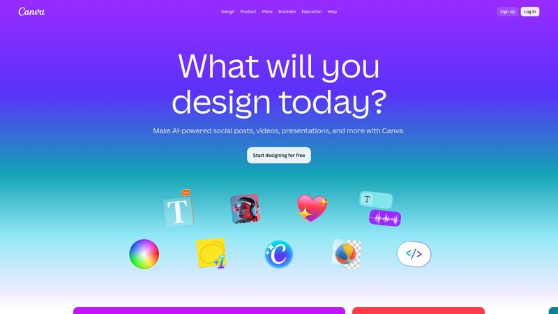 Canva AI Interface screenshot