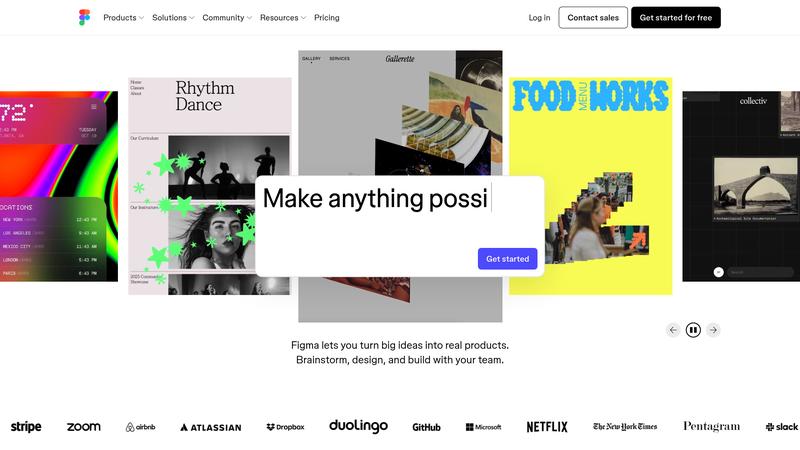 Figma AI Interface screenshot