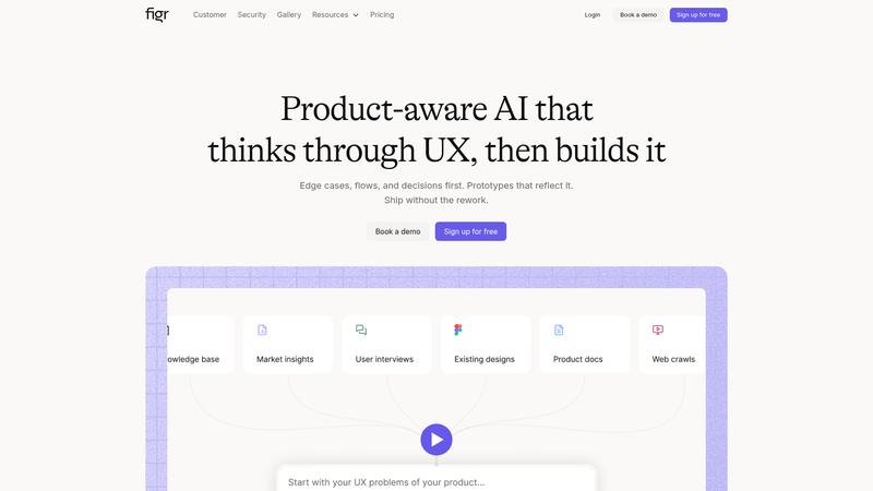 Figr AI Interface screenshot