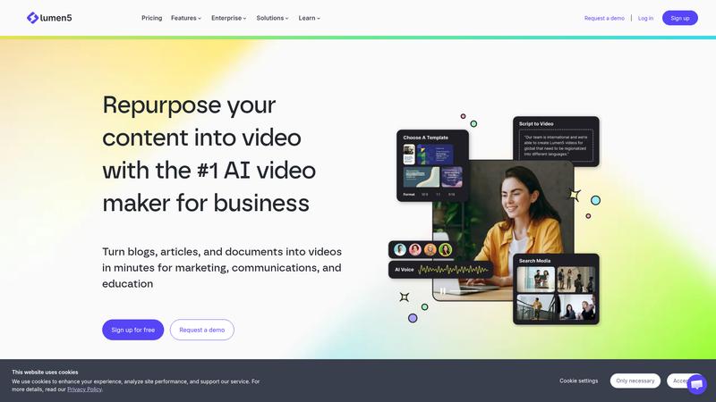 Lumen5 Interface screenshot