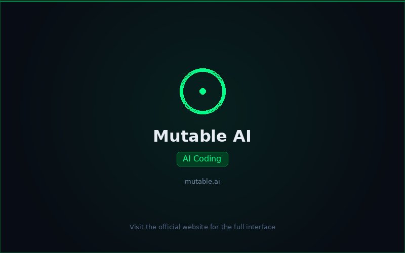 Mutable AI Interface screenshot