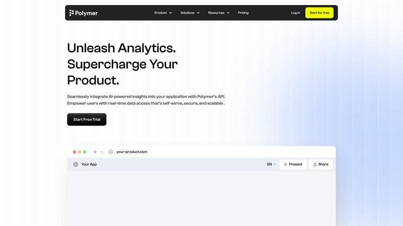 Polymer AI Interface screenshot