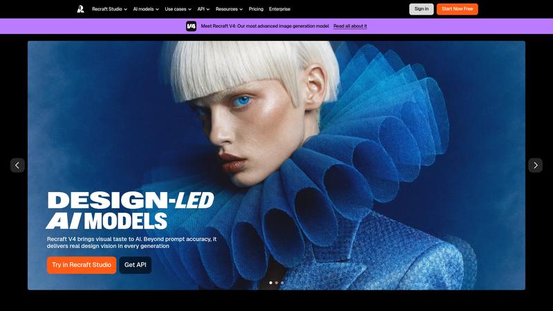 Recraft AI Interface