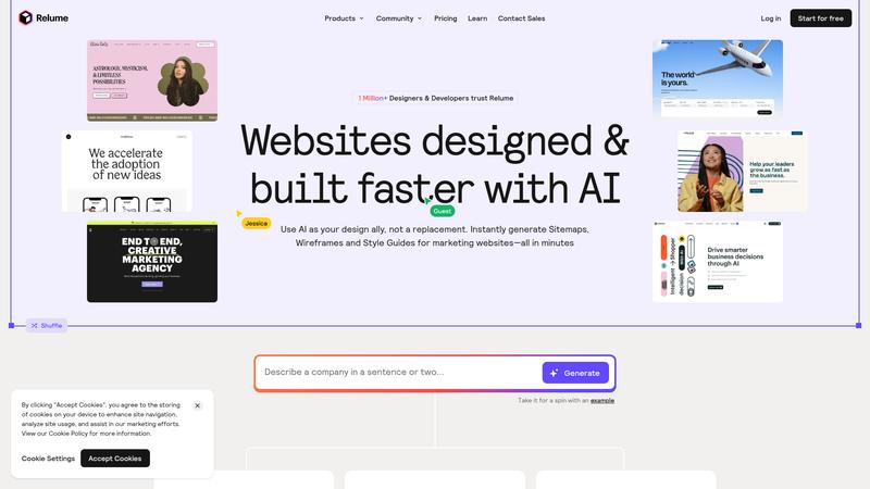 Relume Interface screenshot