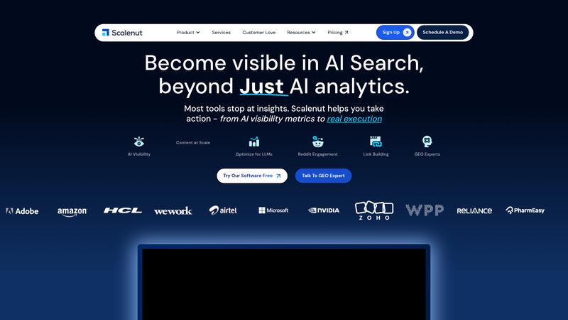 Scalenut Interface screenshot