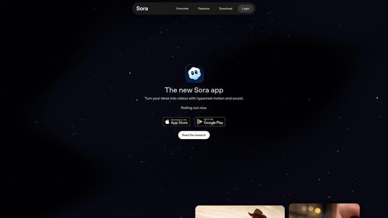 Sora Interface screenshot