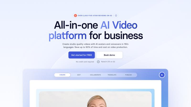 Synthesia Interface screenshot