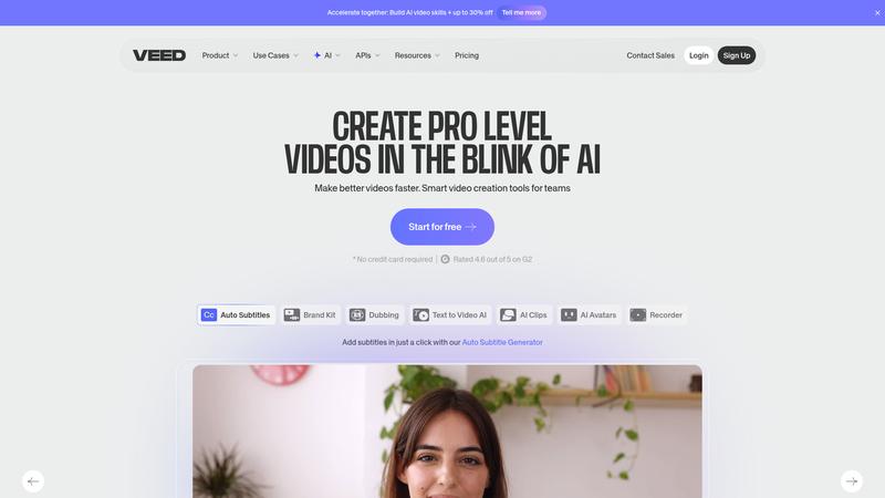VEED.io Interface screenshot